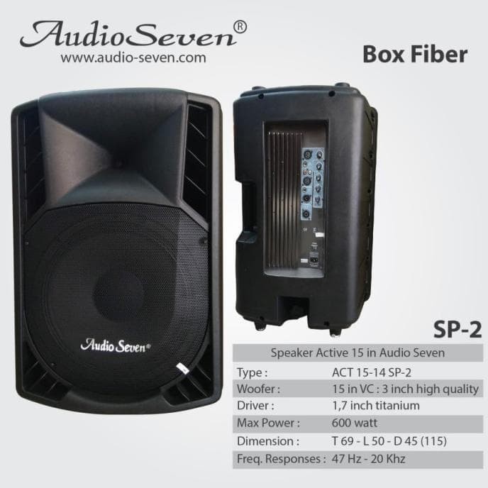 SPEAKER AKTIF AUDIO SEVEN 15-14 SP 2 / SP2 ORIGINAL 15 INCH