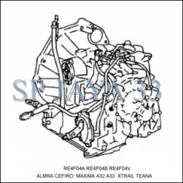 Kampas Kopling Matic Cefiro Xtrail T30 RE4F04A-V 31532-80X16(7537)