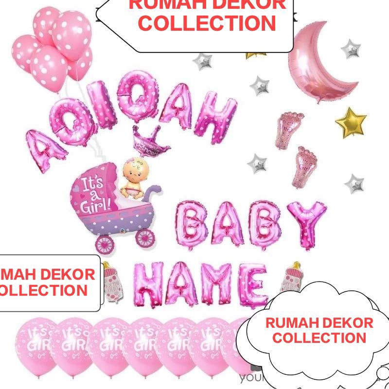 DEKOR AQIQAH PAKET AQIQAH DEKOR KHITAN DEKOR ULTAH DEKOR HBD