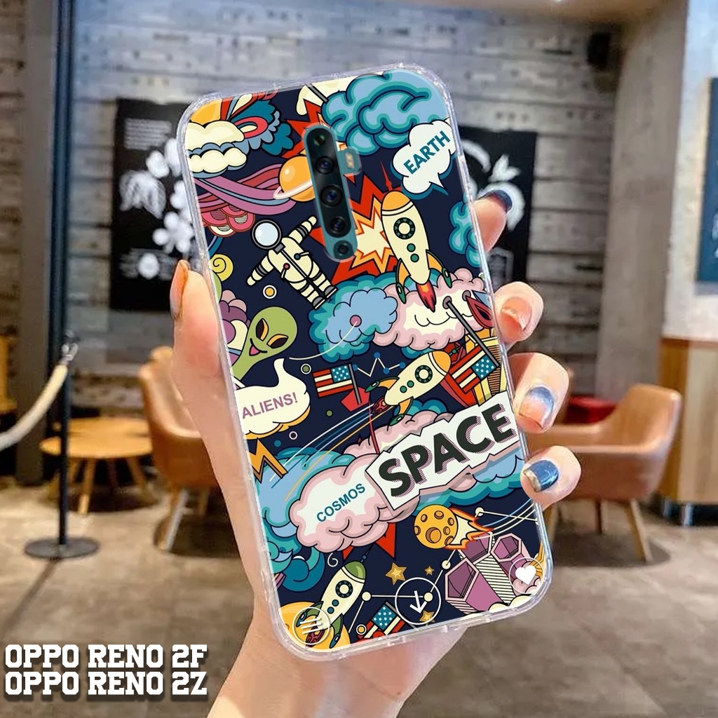 Case OPPO RENO 2F / OPPO RENO 2Z - Casing OPPO RENO 2Z Terbaru Top One Case [ MOTIF 10 ] Cassing Hp 