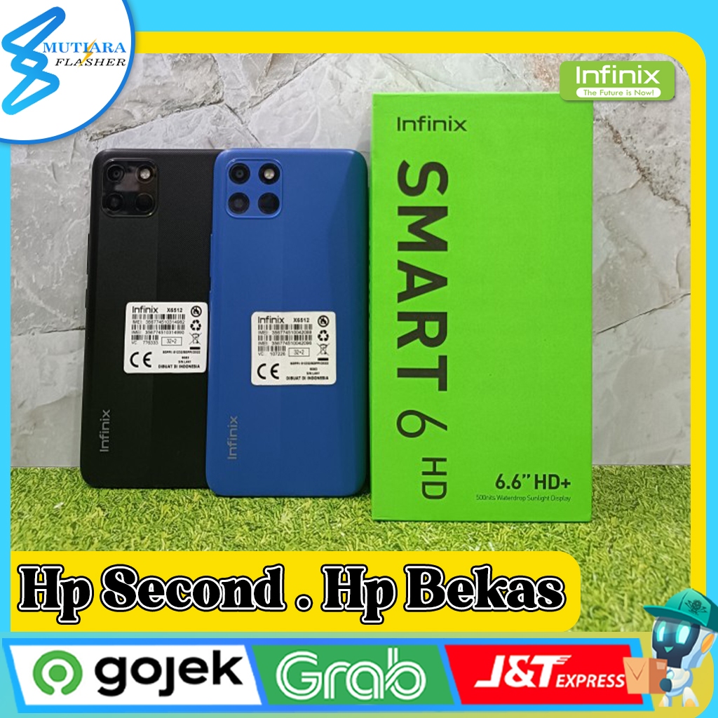 Infinix Smart 6 HD | Smart HD Ram 2 Rom 32GB Second Original