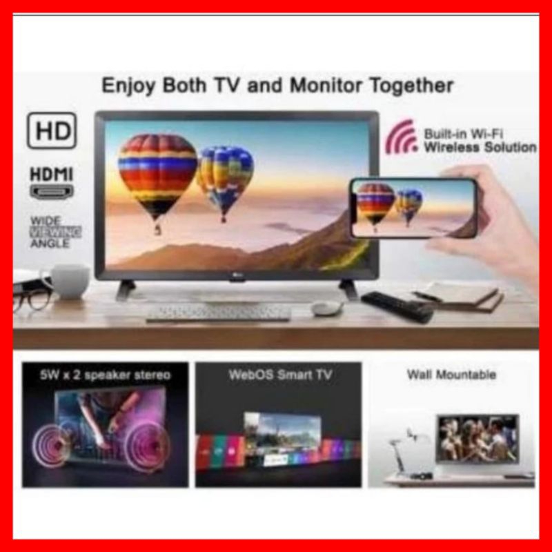 SMART TV LG 24 INCH 24TN520S BISA YOUTUBE