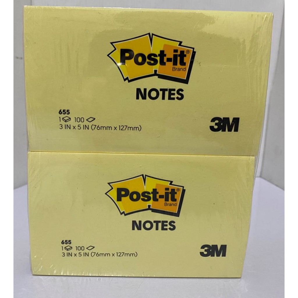 

3M Post it 655 76x127mm (Per pad)