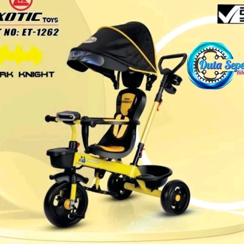 Sepeda anak balita roda tiga EXOTIC ET - 1263 1262 1269 Musik Lampu Baby Stroller roda 3