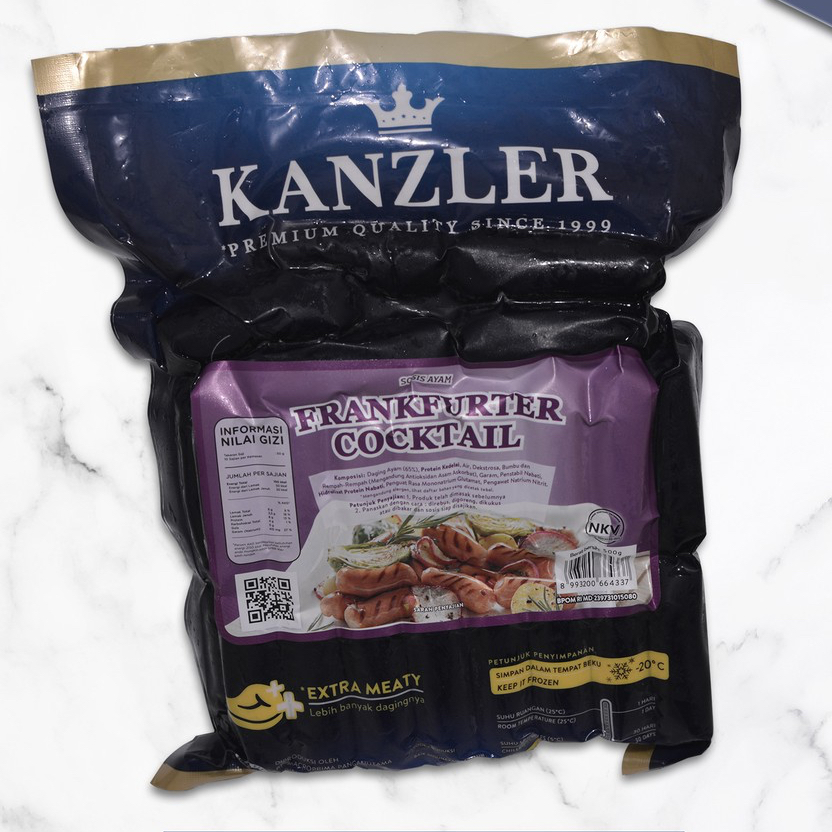 

Sosis Kanzler Frankfurter Cocktail - 500gr