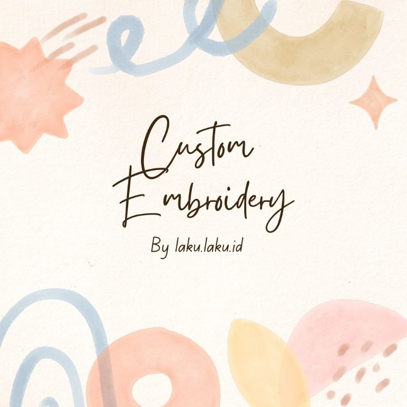Custom Order Foto Embroidery Atas nama Kak widya