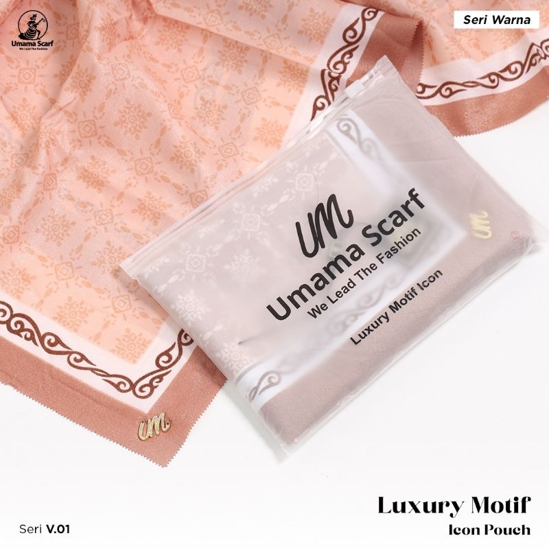 UMAMA SCRAF BERLOGO DIAMOND POUCH MIRACLE MOTIF SEGIEMPAT MOTIF
