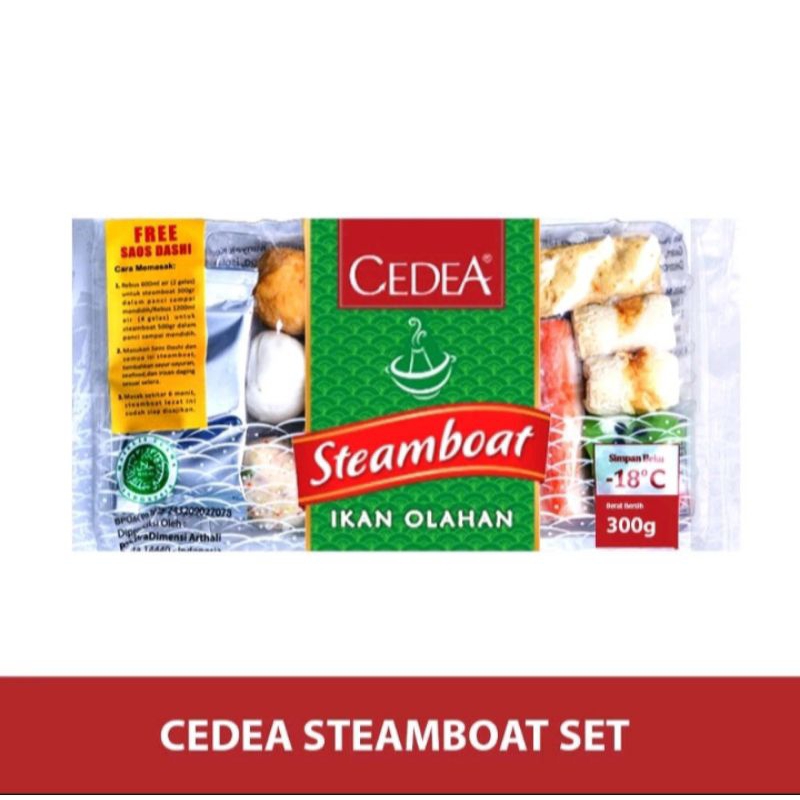 

CEDEA STEAMBOAT SET PCK 500GR