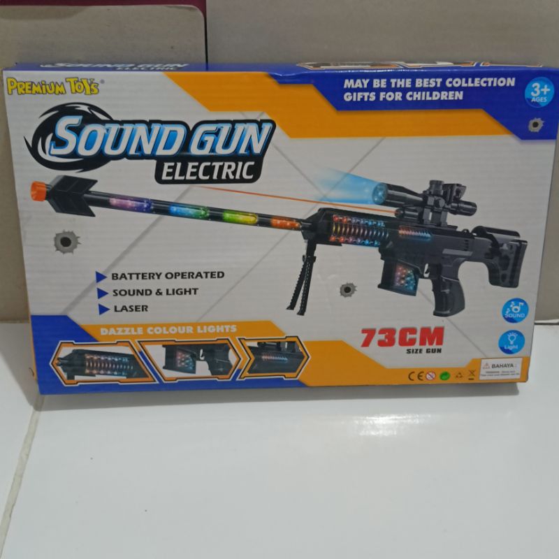 MAINAN SOUNDGUN ELEKTRIK PR17566