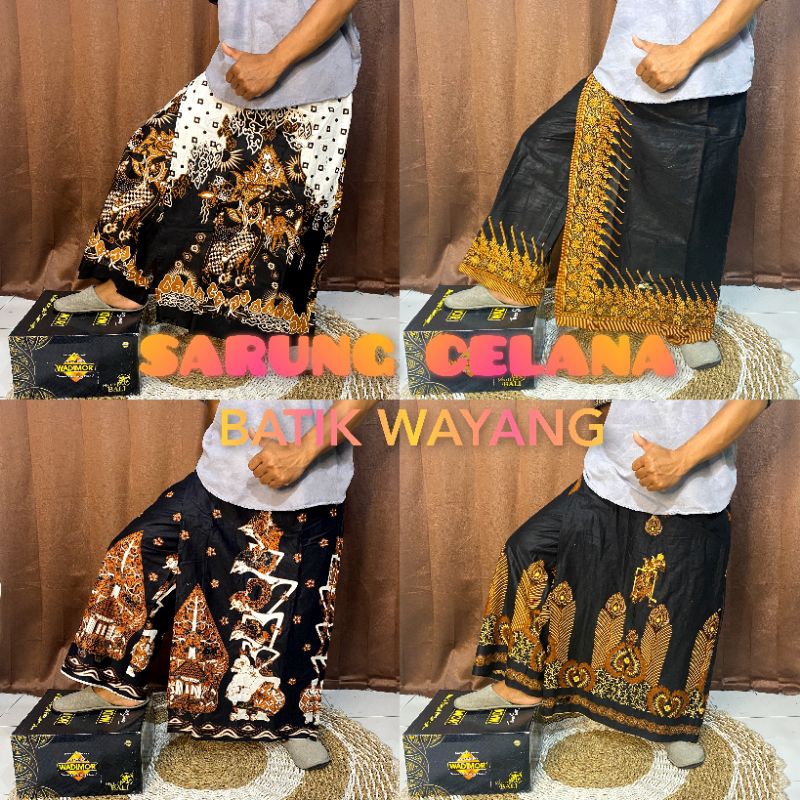 CELANA SARUNG DEWASA BATIK WAYANG SARUNG WAYANG DEWASA