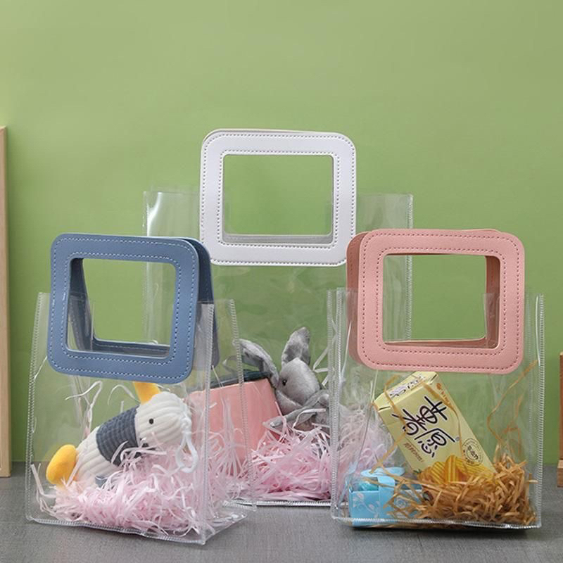 

Tas pvc clear gift box tas mika pvc tas hampers bening