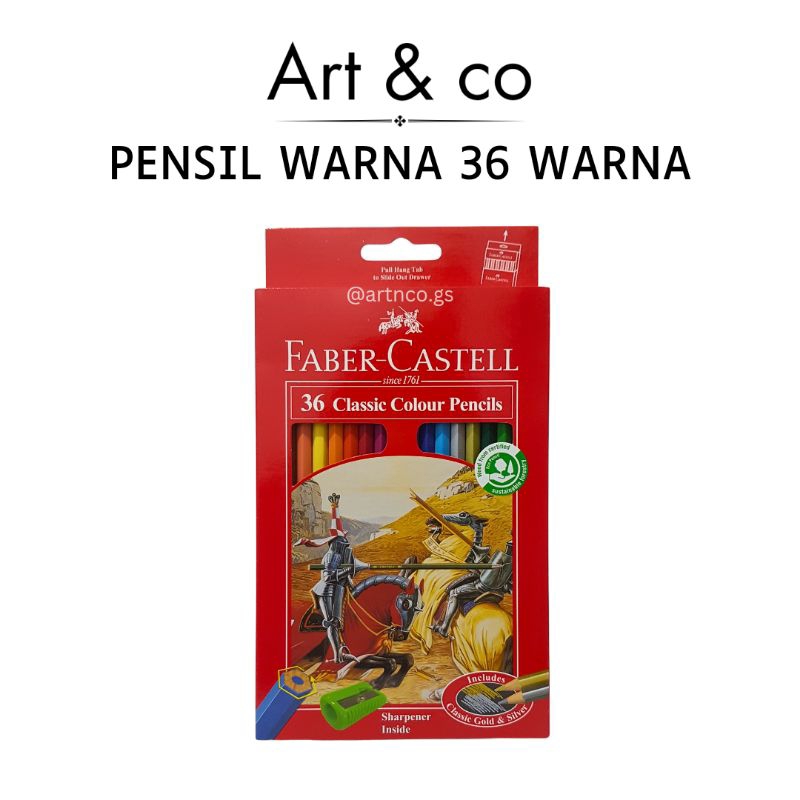 

Pensil Warna Faber Castell 36 Warna