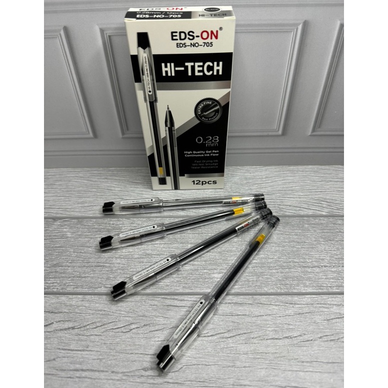 

Best seller SELUSIN 12 PCS Pulpen HiTechH Hitech Hitec Safari EDS ON 28 mm Gel Pen HiTechH Safari EDS ON 28mm HS