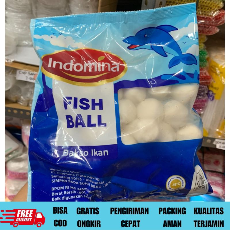 

INDOMINA FISH BALL / BASO IKAN 500gr