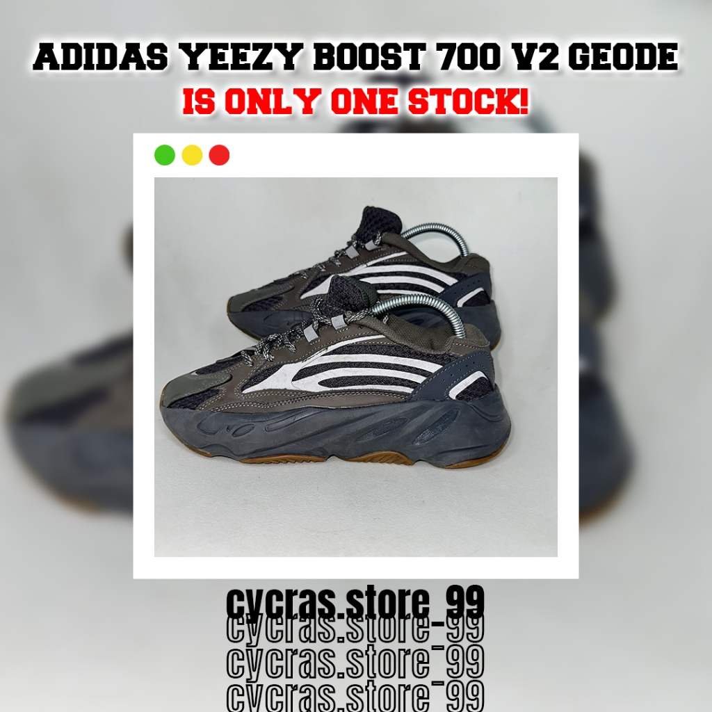 (Sepatu Second) Adidas Yeezy Boost 700 V2 Geode - Size 41
