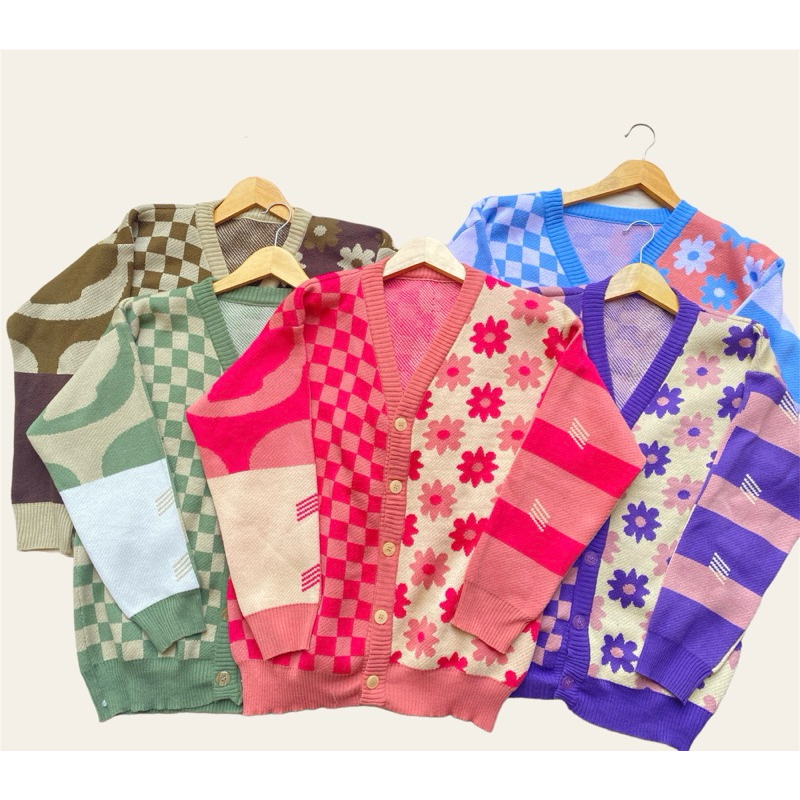 HANNA CARDIGAN RAJUT / CARDIGAN RAJUT PREMIUM / BAJU RAJUT WANITA