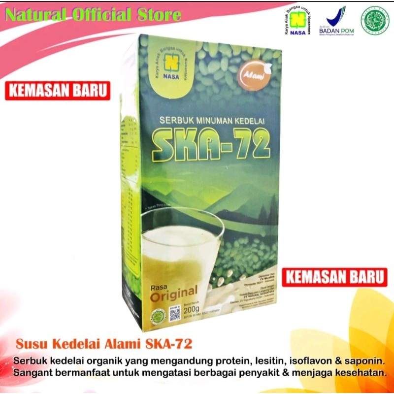 

SKAO SKA-72 Serbuk Kedelai Hijau Alami Pilihan Herbal Nasa Bisa COD