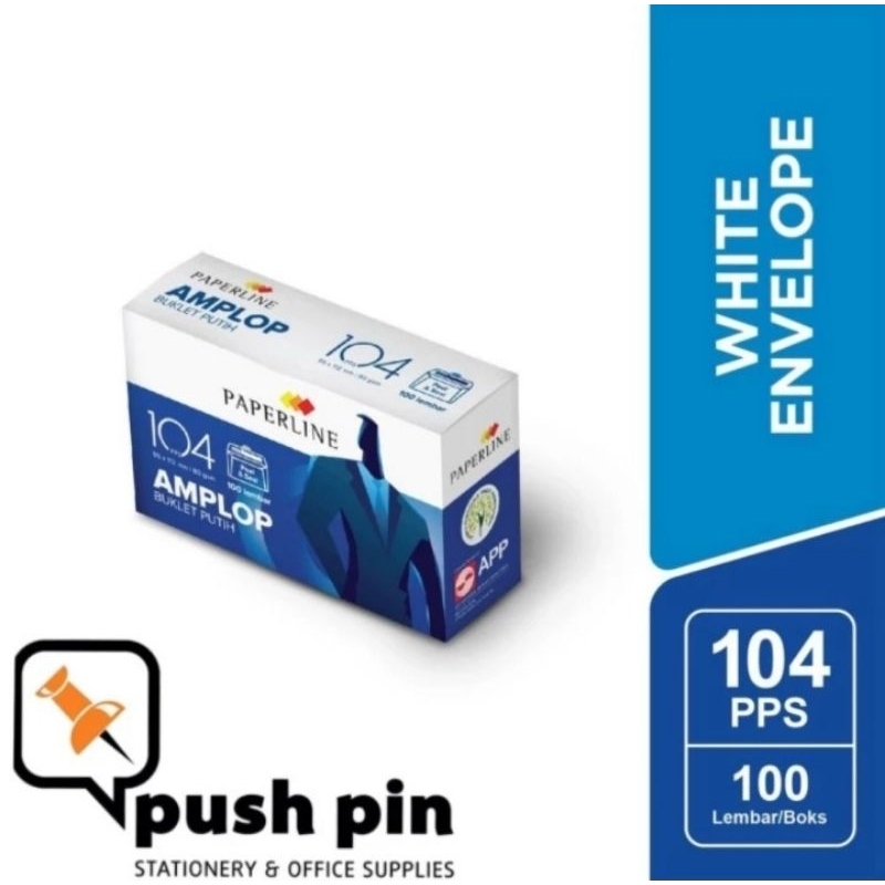 

Paperline Amplop 104 PPS Putih Polos