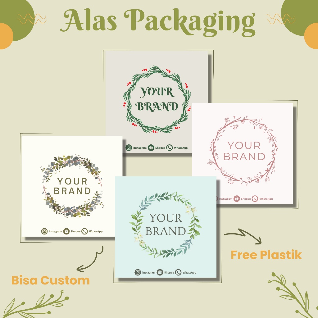 

Alas Packaging XXI / Alas Packing / Kertas Packing / Aksesoris / Free Plastik / Bisa Custom Design / Alas Aksesoris/ Alas Gelang