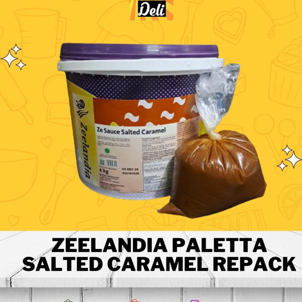 

Open DS] Zeelandia Salted Caramel Repack 500gr Saus Karamel Timbangan