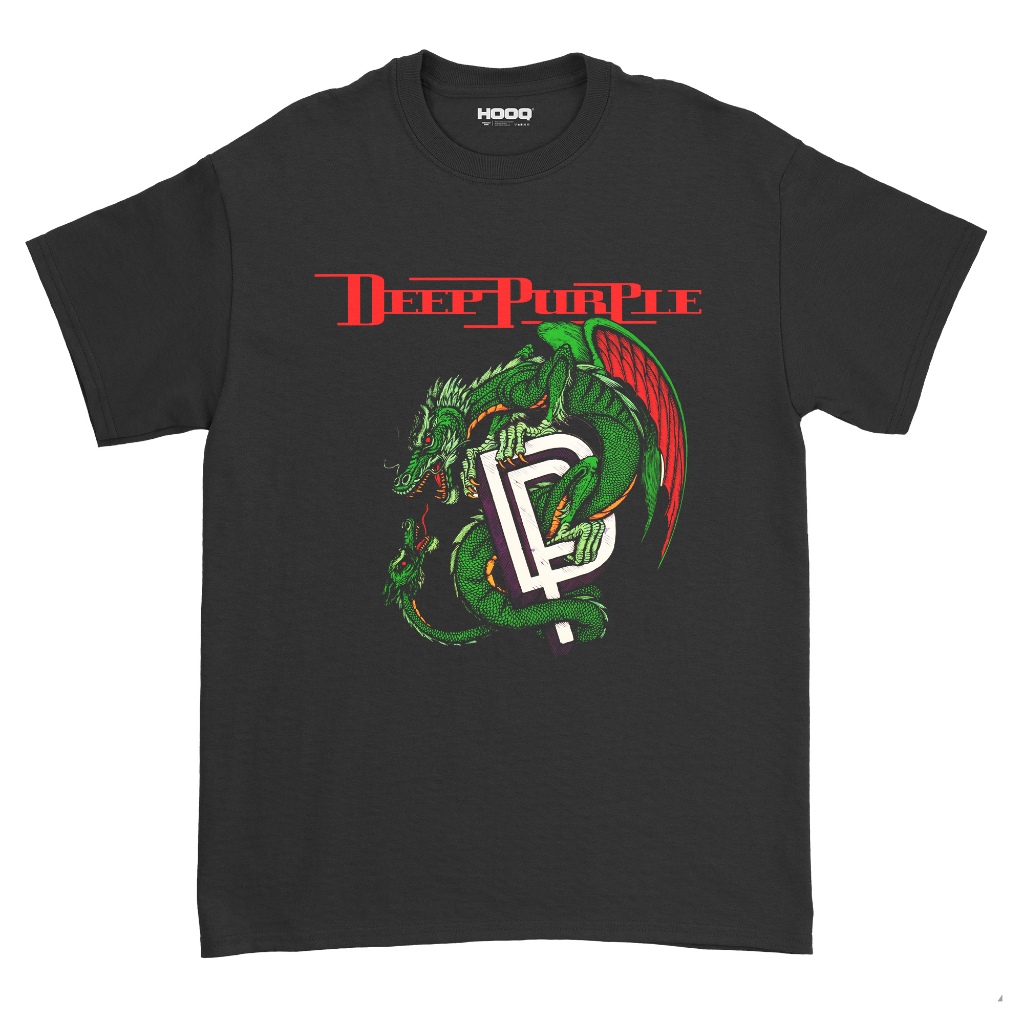 ( COD ) KAOS BAND DEEP PURPLE - DRAGON / UNISEX / BAJU BAND DEEP PURPLE / T-SHIRT BAND DEEP PURPLE