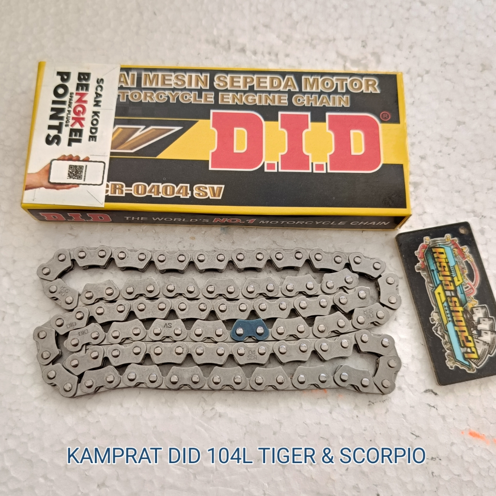 Rantai Kamprat Scorpio DID 104 L cocok untuk stroke up tinggi / ffa Tiger Gl Mp Original