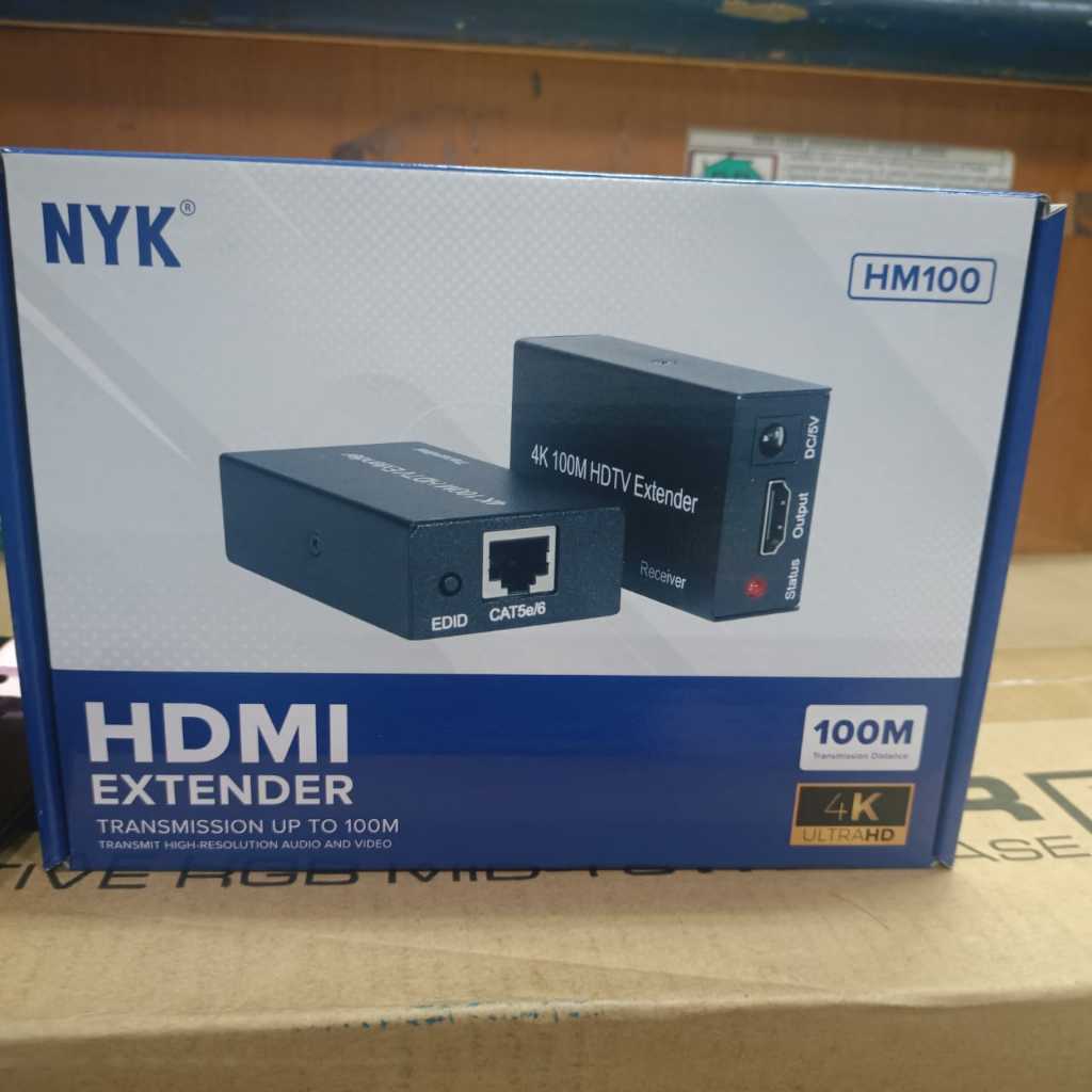 NYK HDMI Extender 100Meter Over Kabel Lan RJ45