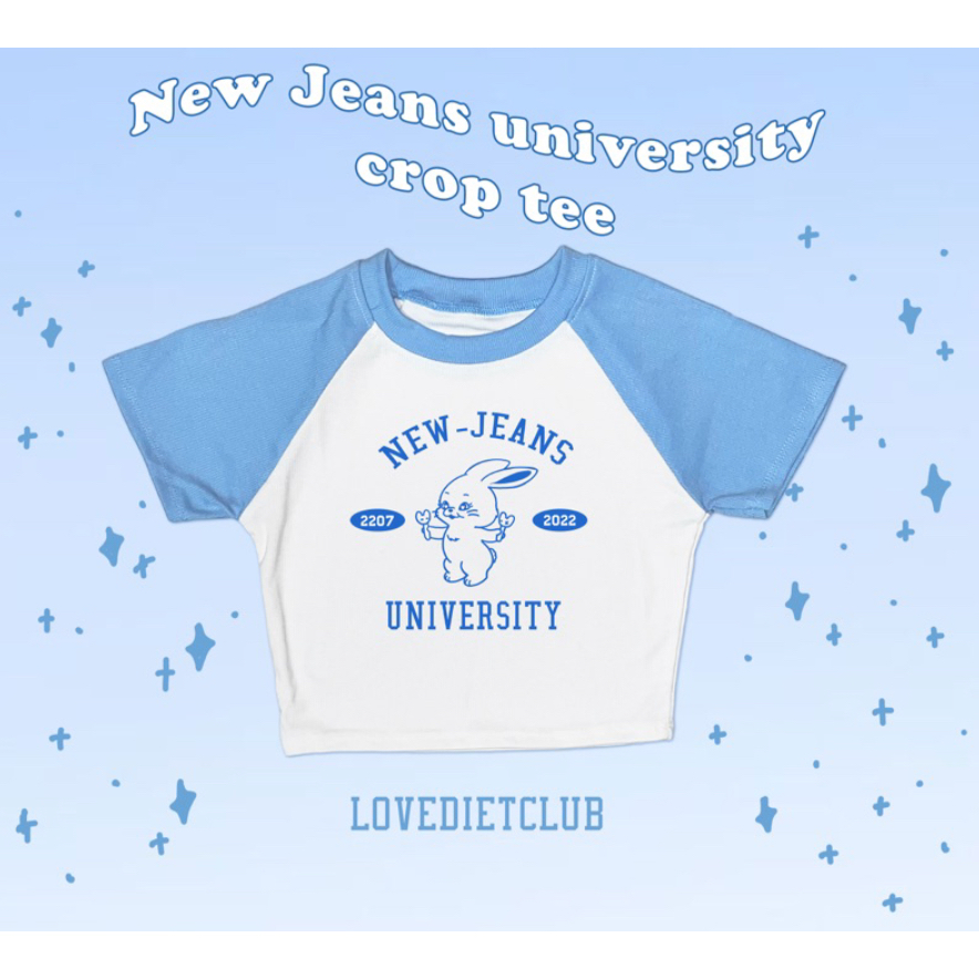 [PRELOVED]Two-tone crop tee collection