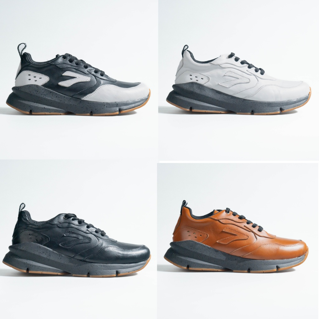 SEPATU SNEAKERS PRIA KULIT AREGON FALCON ORIGINAL