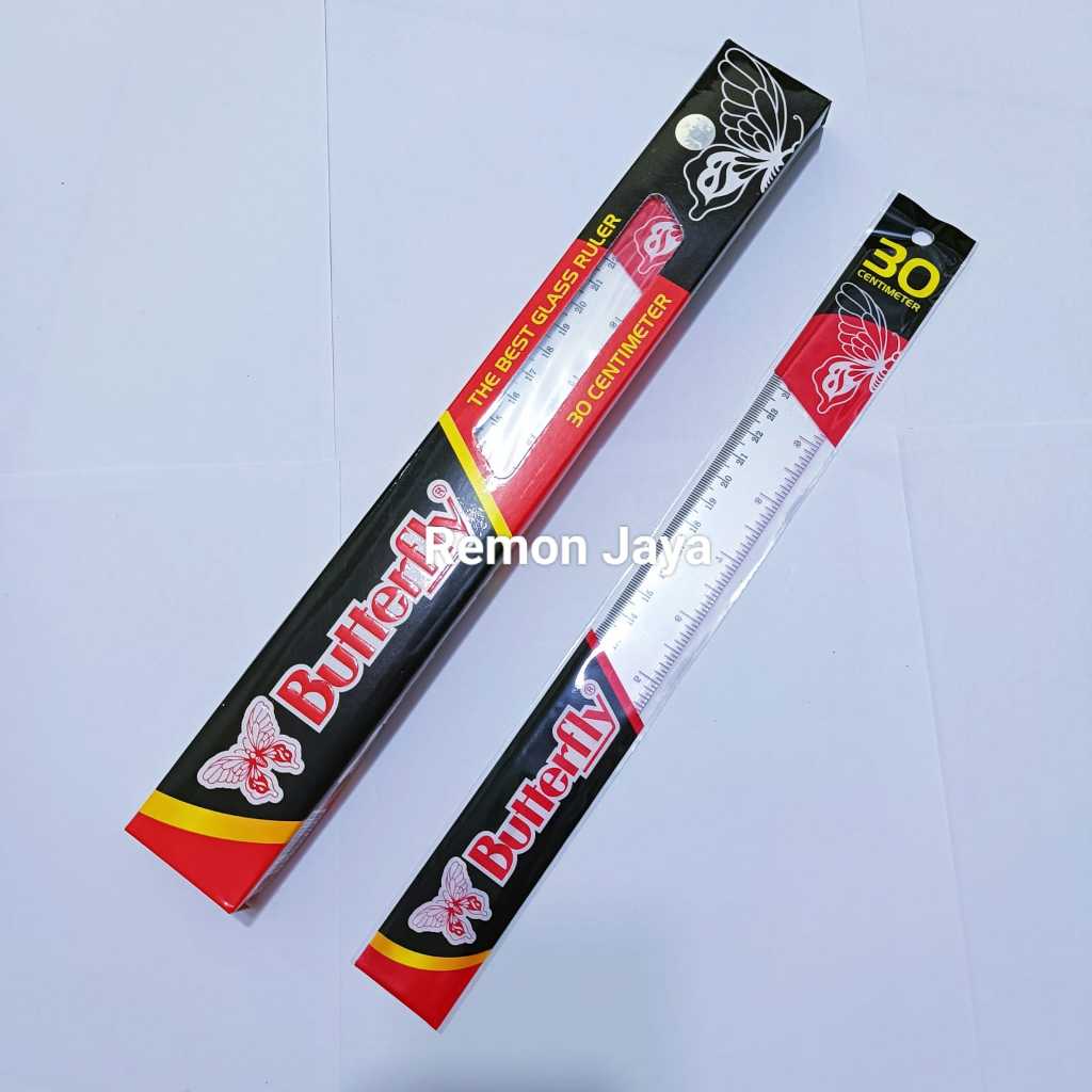 

ISI 12 PCS PENGGARIS BUTTERFLY PANJANG 30 CM