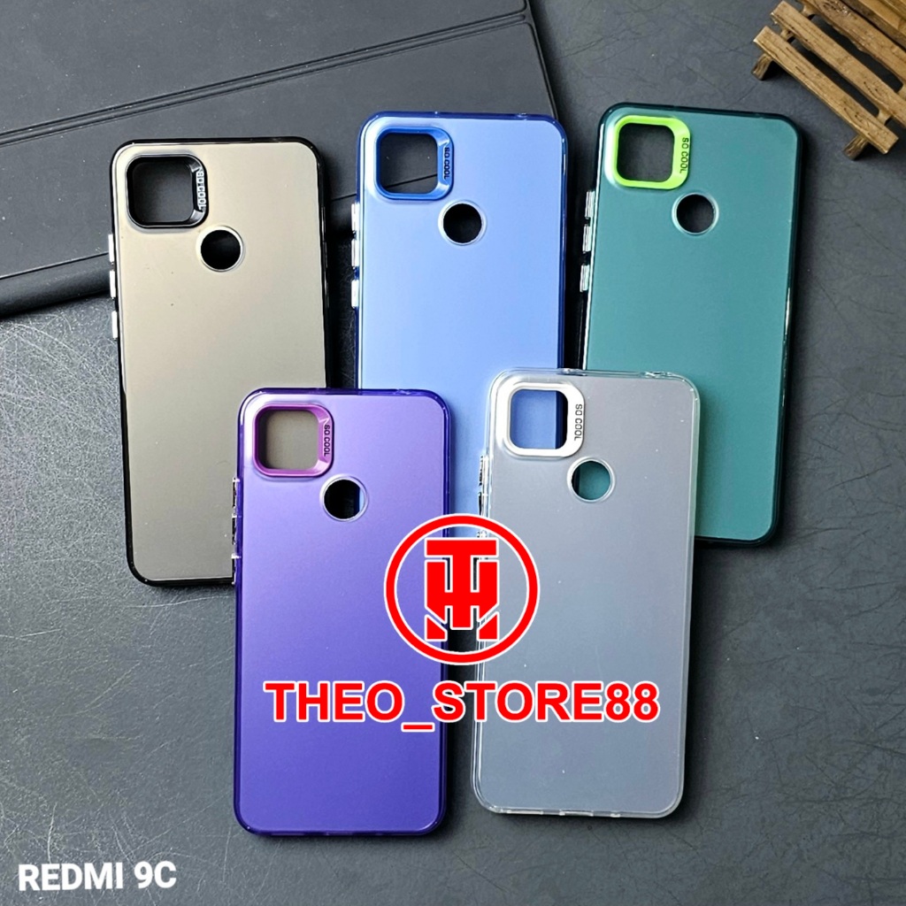 REDMI 9C CASE SOCOOL MACARON CASE IMD HYBRID PLATE HOLOGRAM CASE  REDMI 9C