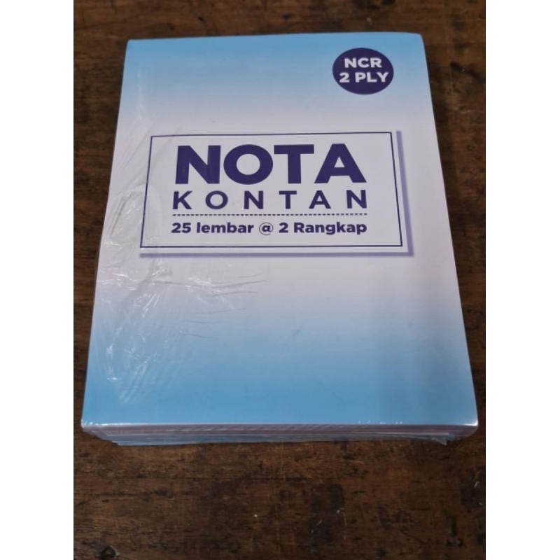 

[1 PACK/10 BK] NOTA KONTAN NCR BESAR 2 RANGKAP / NOTA B2 NCR 2PLY