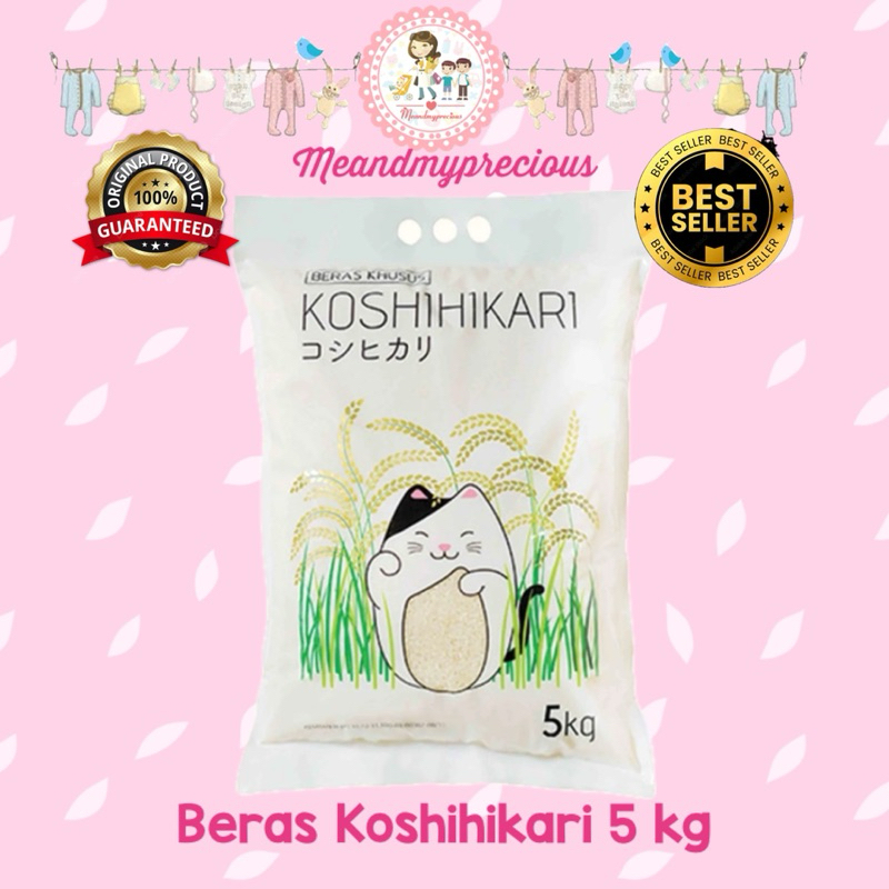 

MMP - Beras Jepang Koshihikari 5kg Beras koshihikari 5KG / Beras Japonica / Beras Jepang 5 kg beras pulen sangat cocok untuk sushi, onigiri dll