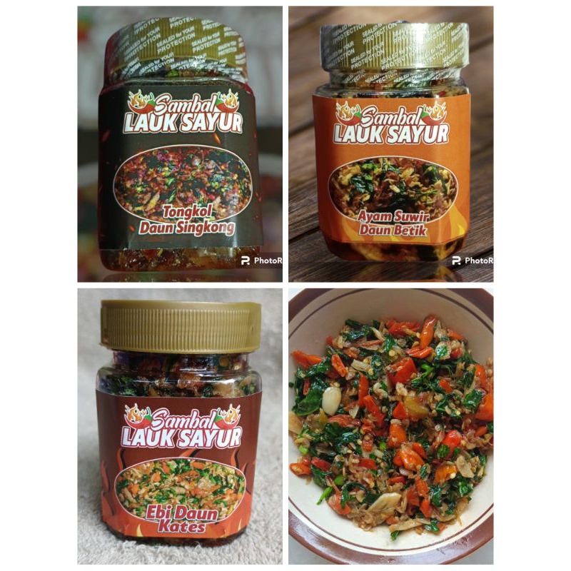 

Sambal Lauk Sayur Varian Tongkol daun Singkong dan Ayam Suwir daun Betik 150gr