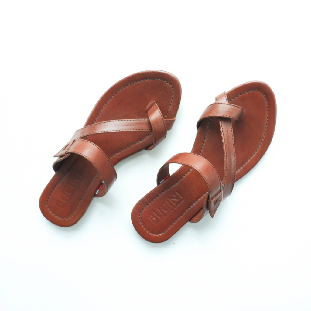 Sandal Jepit Wanita Kulit Asli Premium | BUCINI GV 204 K