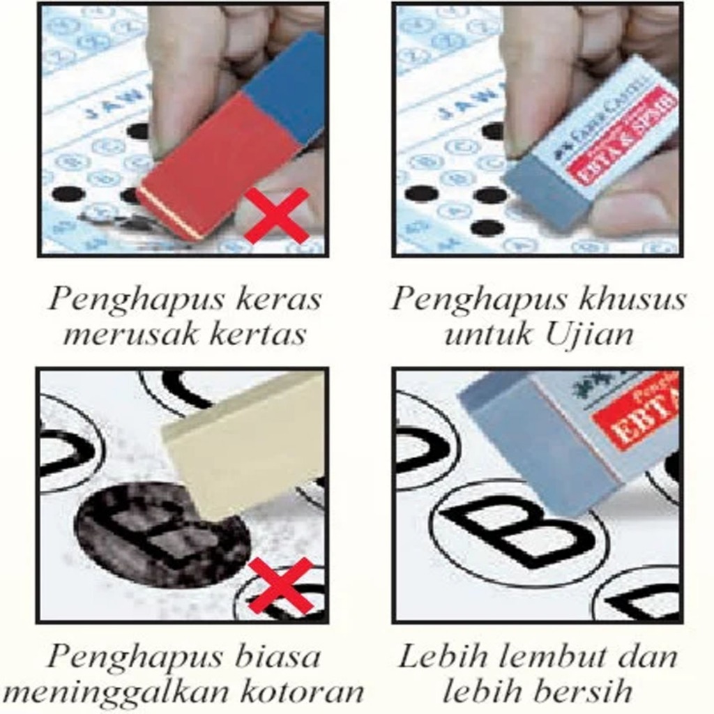 

Ay00! Paket Ujian Mantap Faber Castell Exam Set Excellent Isi 2 Pensil 2B Pulpen Grip X Penghapus