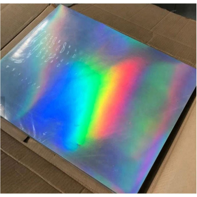 

HOLOGRAM SILVER STIKER UK A3 BISA DI PRINT INKJET