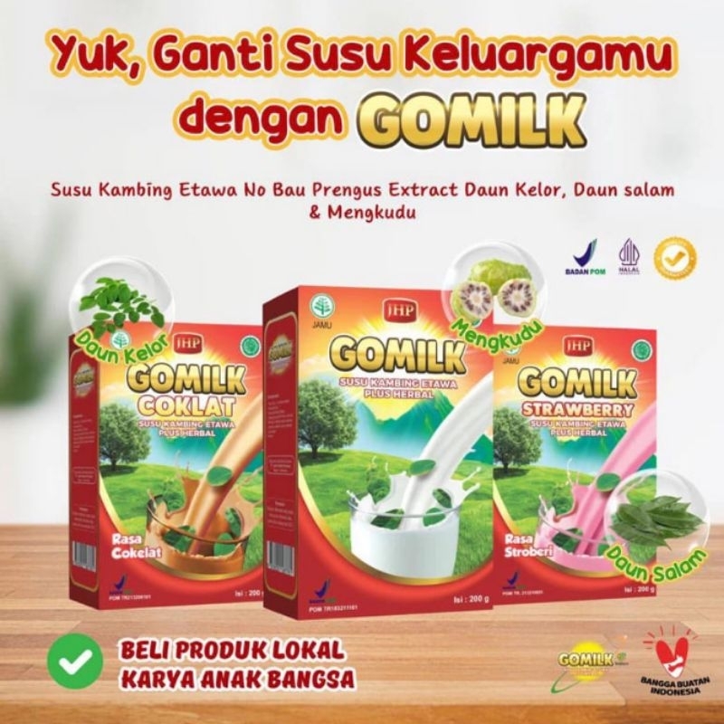 

Susu Kambing Etawa | Gomilk Susu Kambing Etawa Plus Herbal