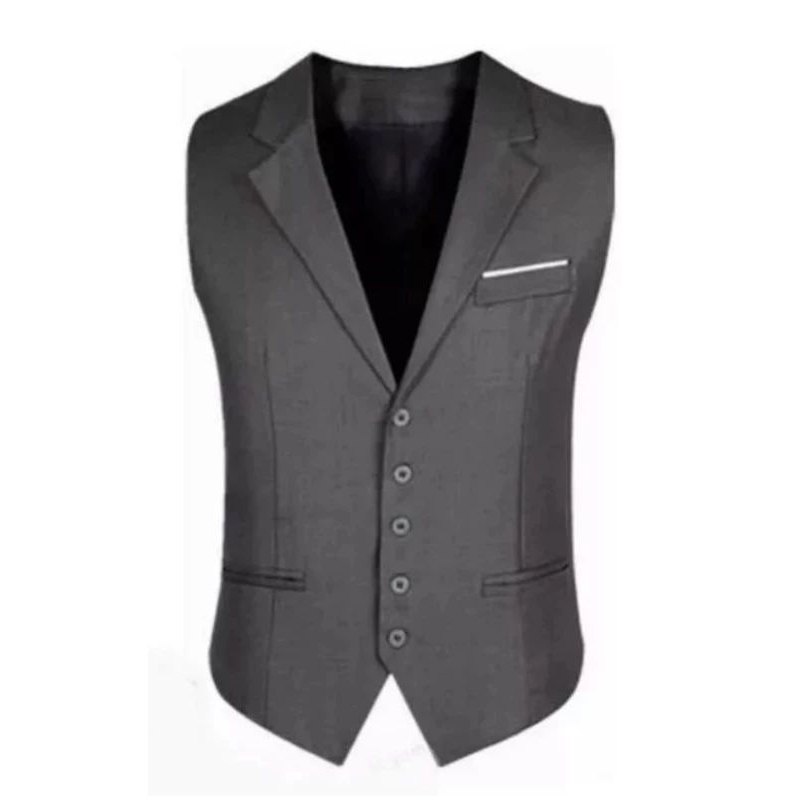 Rompi Jas  Pria Motif Baru Berkerah / Vest Formal Berkerah