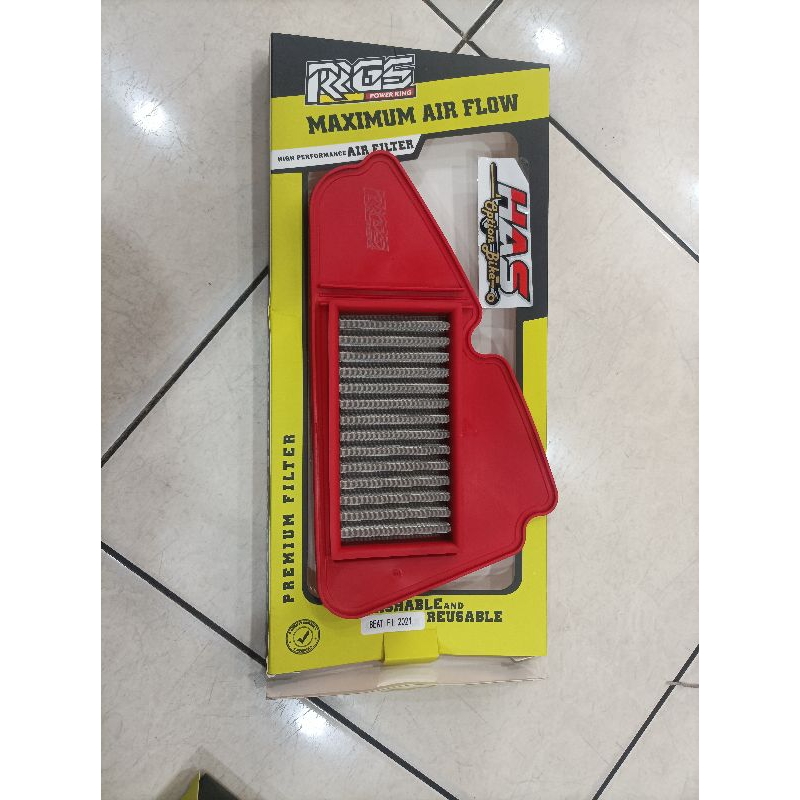 saringan filter RRGS karet stainless honda beat ESP scoopy new Genio