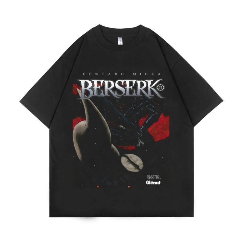 KAOS BAJU BERSERK KENTARO MIURA | T-SHIRT VINTAGE OVERSIZE BOOTLEG | UNISEX