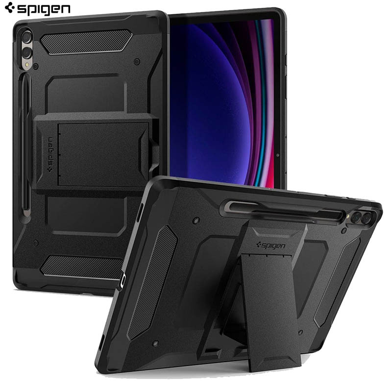 Spigen Tough Armor Pro Case Samsung Galaxy Tab S9 Plus 12.4 - S9+ - S9 FE Plus - S9 FE+ - S10 Plus -