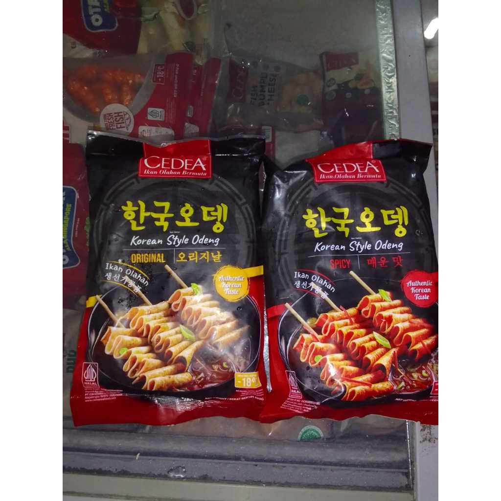 

Odeng Cedea Spicy & Original 480gr