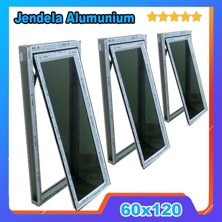 Promo Jendela Alumunium  | Kusen Alumunium 60X120 | Bovenli Alumunium (Alumunium window)