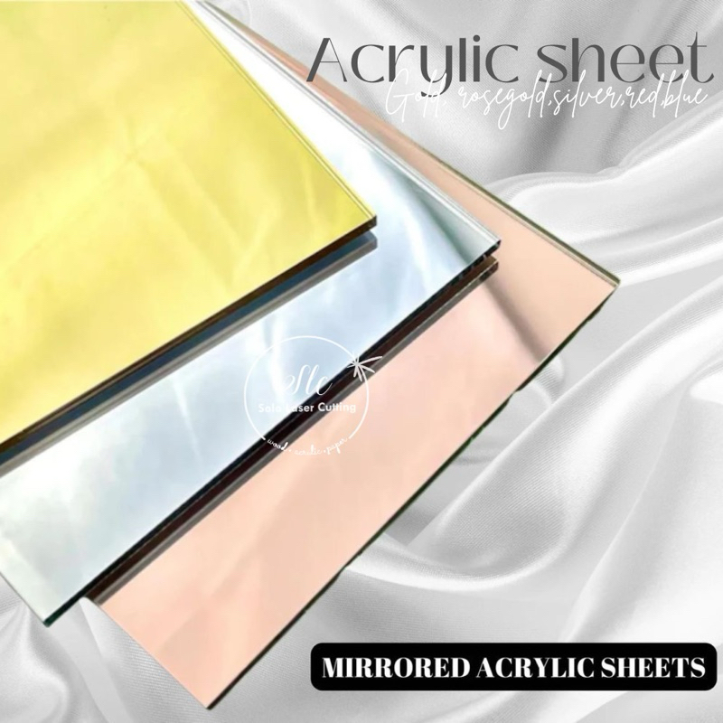 Akrilik Miror Gold Uk. 122x244 Akrilik lembaran 1.5mm 0.8mm Akrilik Termurah