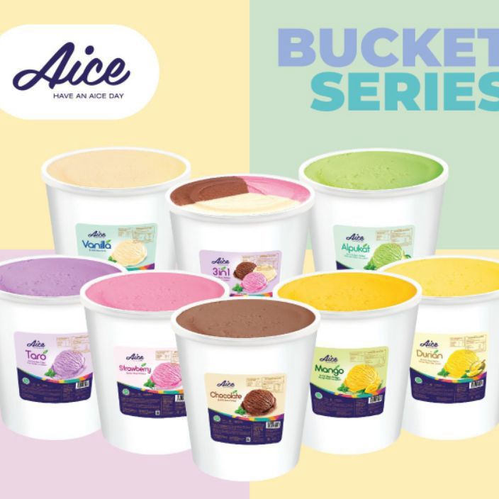 

Terlaku Es krim Aice 3in1 8 Liter es cream bucket es krim ember