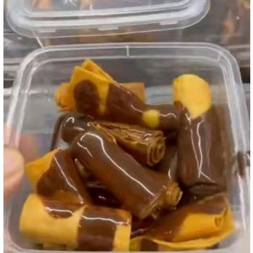 

kulit pangsit coklat