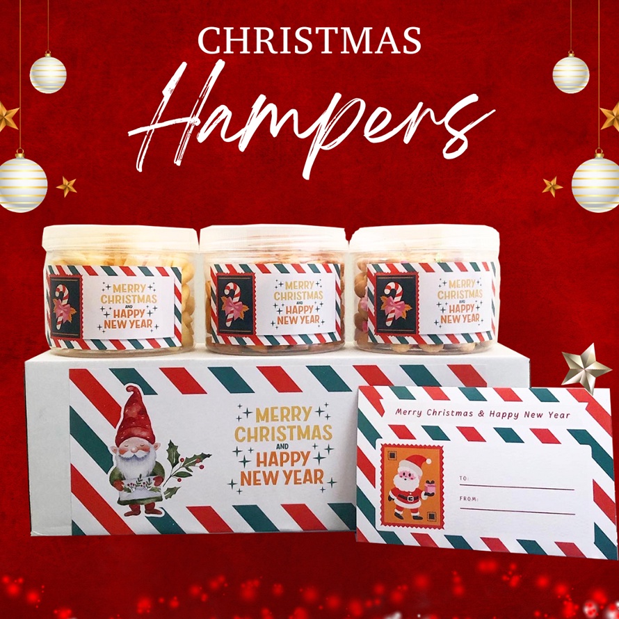

Terbaru 33 DELISH SNACKS Christmas Hampers isi 3 toples L Bingkisan Parsel Parcel Gift Box Makanan Spesial Natal New Year Gift Tahun Baru 224