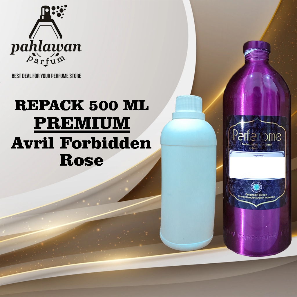 Avril Forbidden Rose Parfarome Premium 500ml Murni Bibit Tidak Segel
