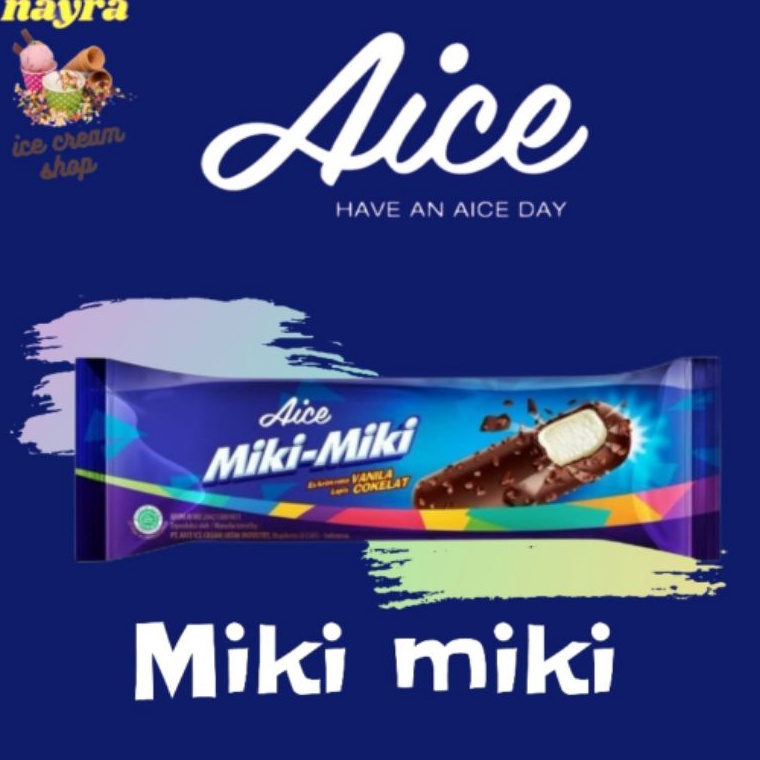 

New event Aice ice cream Miki miki isi 2 pcs